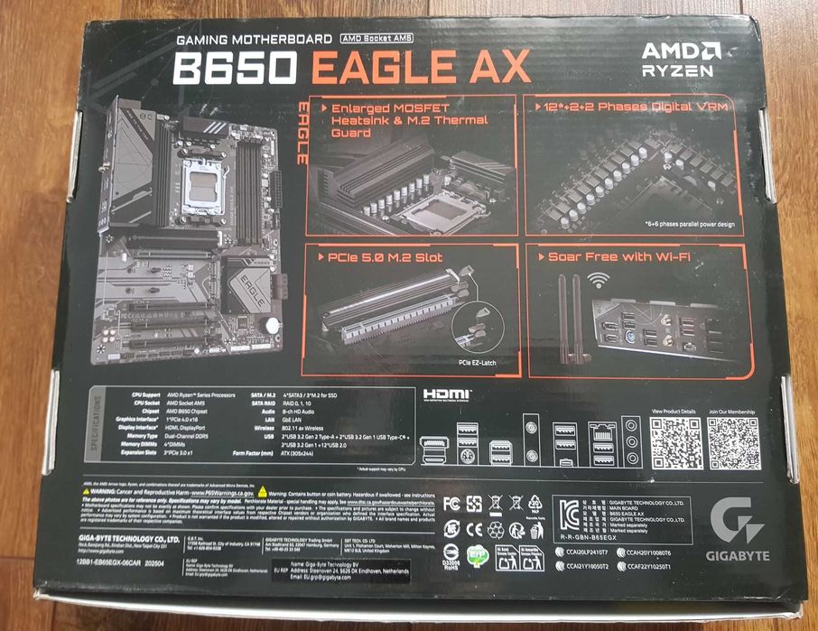 Gigabyte B650 Eagle AX Płyta główna