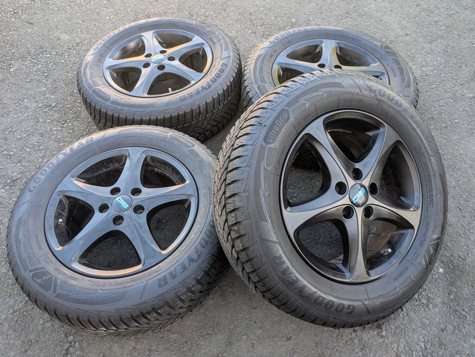 Komplet kół CMS Ford Kuga 6,5jx16 et50 215/65 r16 goodyear zima