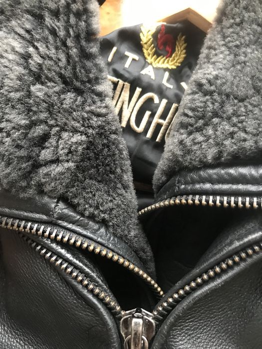 Куртка кожаная тёплая XL Мужская с подкладкой цигейка