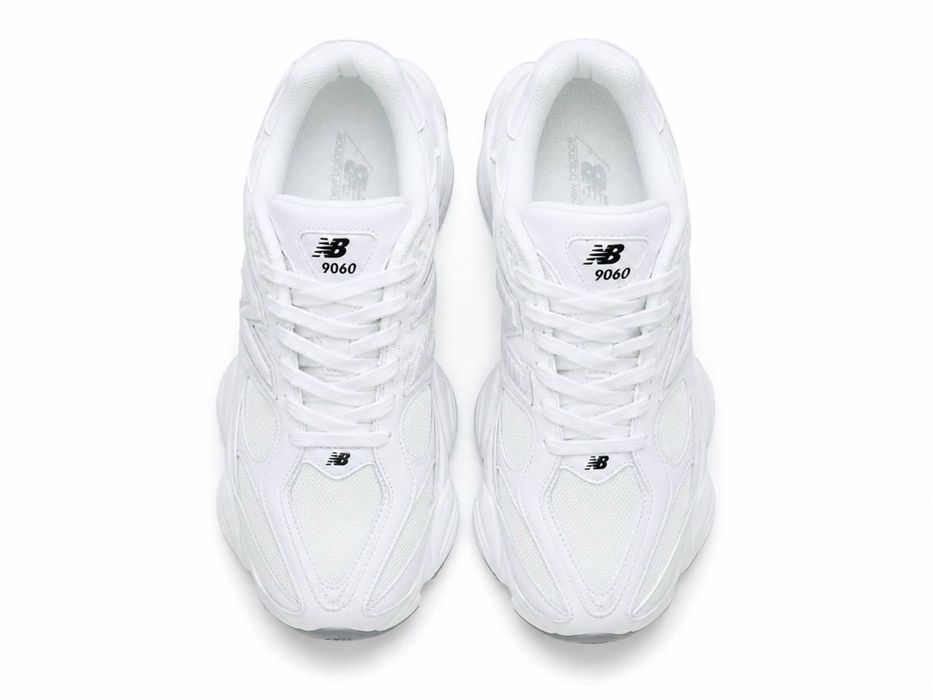New Balance 9060 білі кросівки | Жіночі / Підліткові | Тренд 2026 женские/мужские кроссовки белые  новинка молодежные нюбеленс