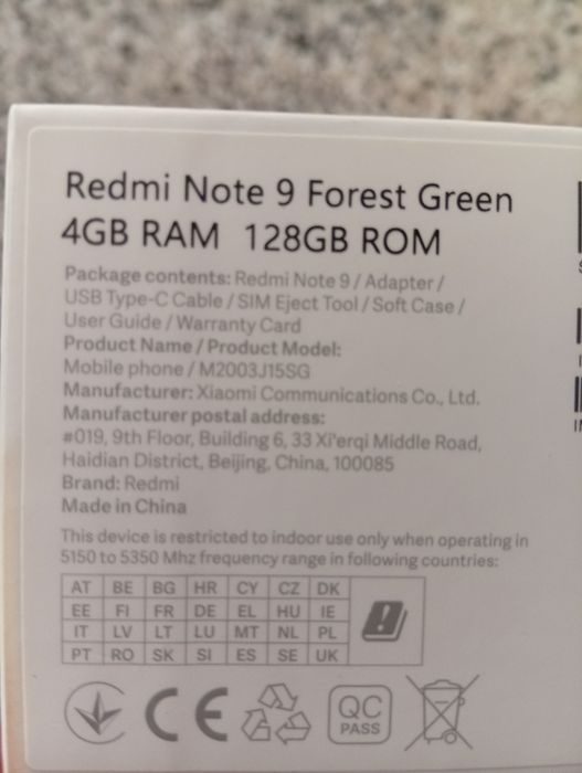 Redmi note 9 forest green