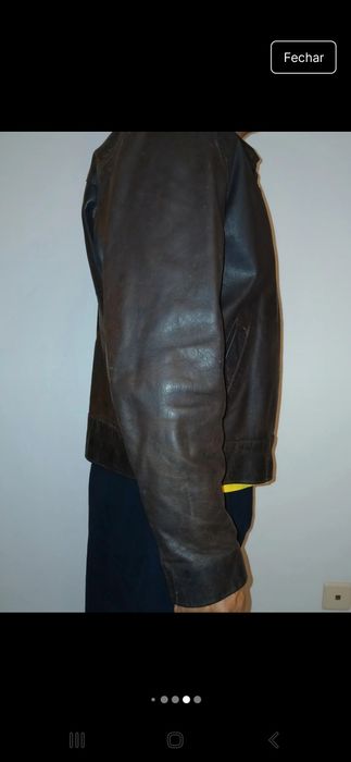 Casaco couro original