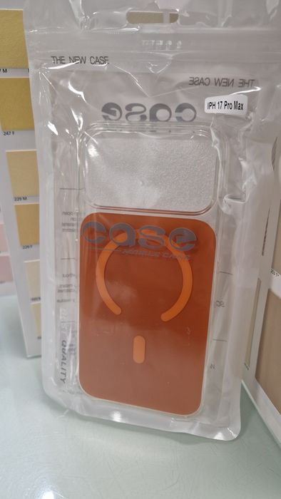 Glossy Magsafe Case do Iphone 17 Pro Max pomarańczowy