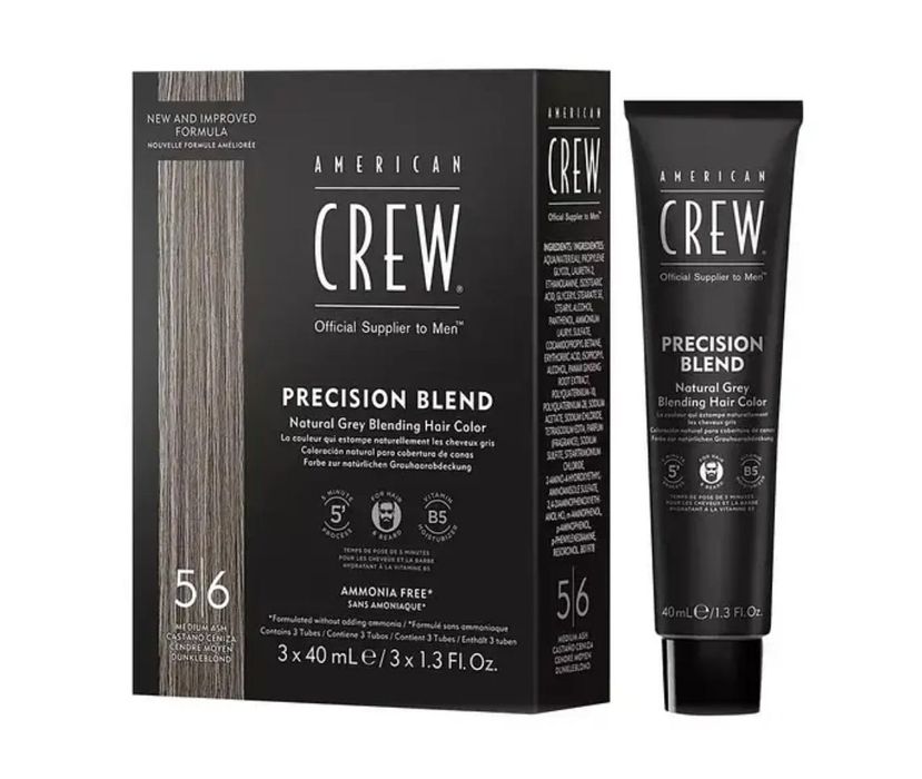 Система маскування сивини камуфляж American Crew 
Medium Ash 5-6