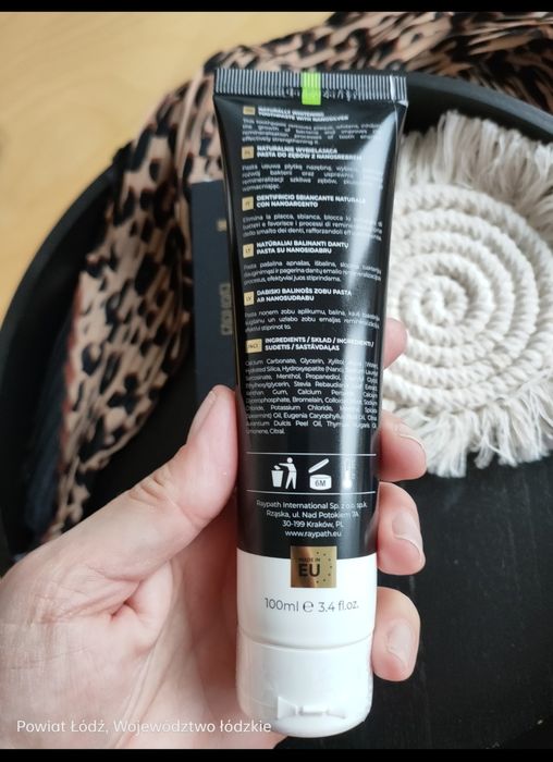 Pasta do zębów wybielająca Raypath