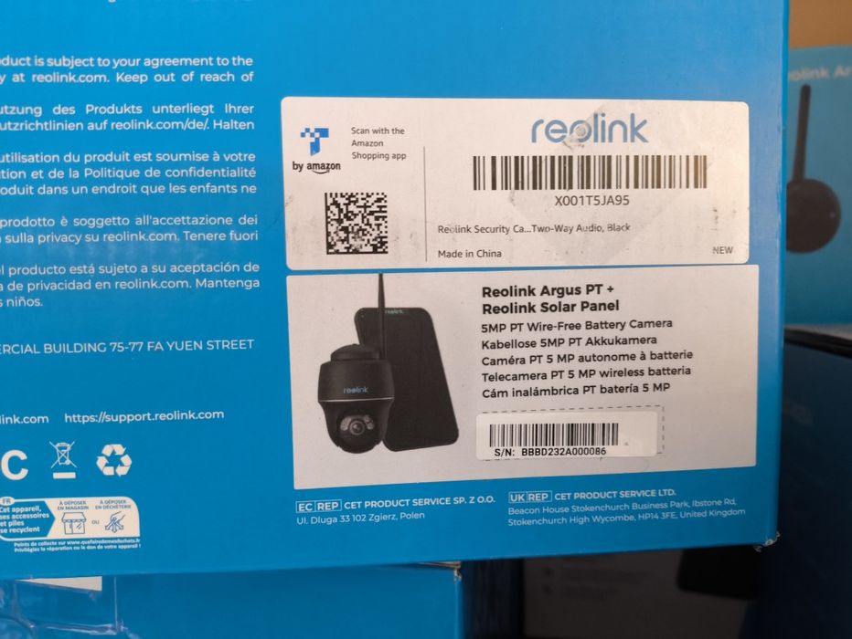 Камери відеоспостереження Reolink (RLC-823A 8MP, Argus Eco 3MP, PTZ 5MP)