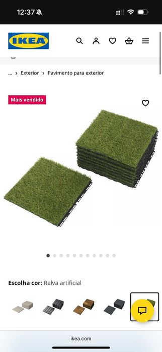Relva Artificial de Jardim (IKEA) – 98 Unidades – €75