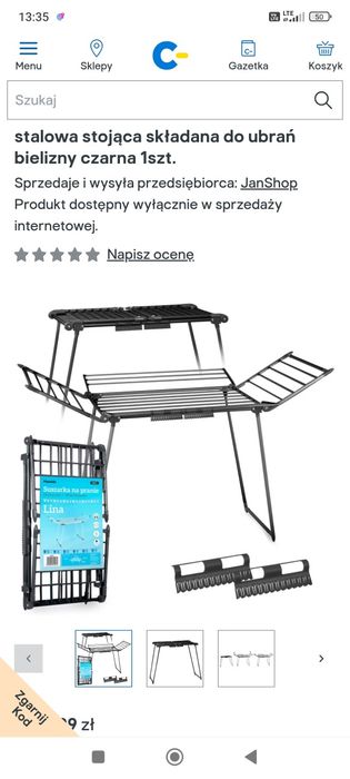 Porządna suszarka do ubrań Massido