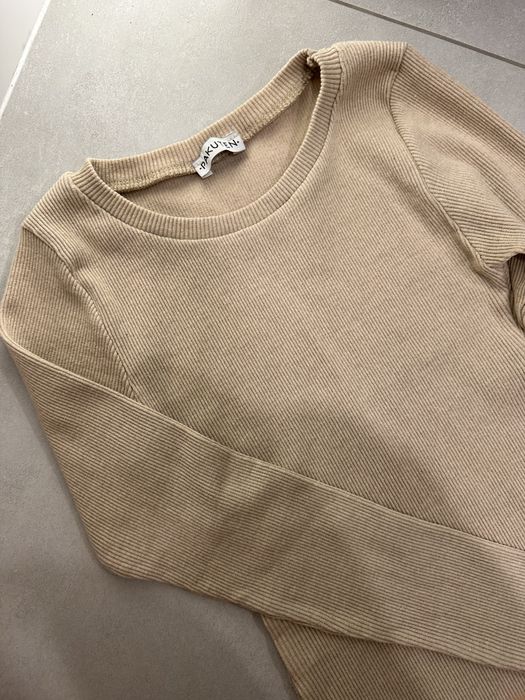 Bluzka z dkugim rękawem XXS beżowa pakuten