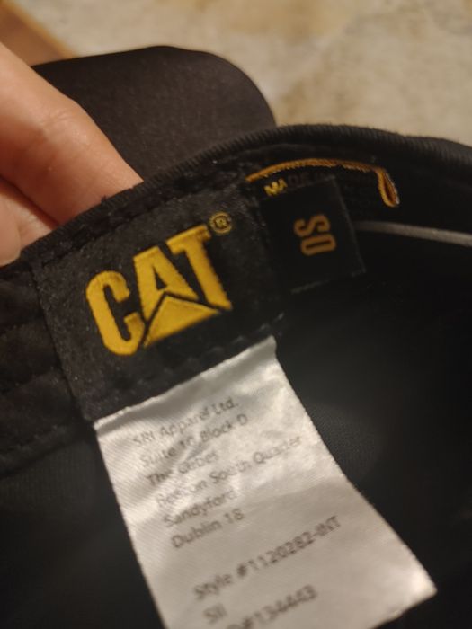 Czapka z daszkiem CAT Caterpillar czarna
