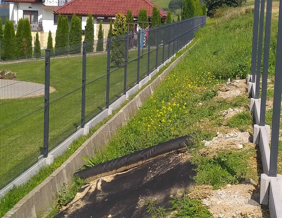 Kompletne Ogrodzenie Panelowe 153cm fi 4mm