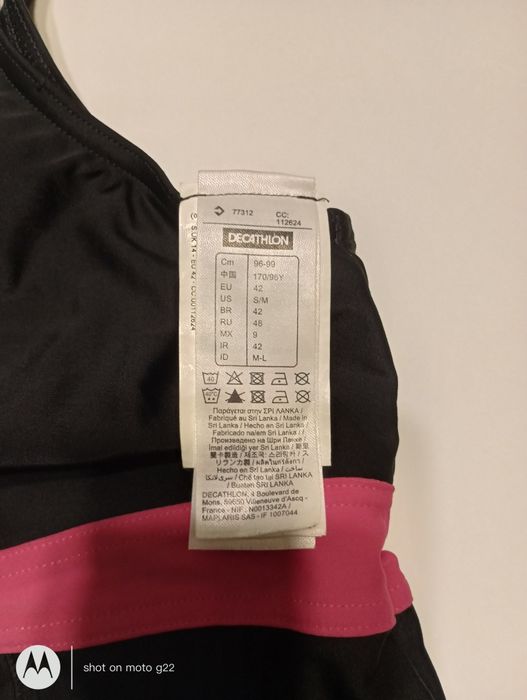 Jednoczęściowy strój pływacki ciążowy NABAIJI