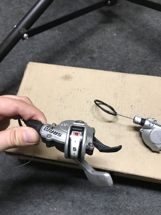 Manetki Sram X-7 trigger 3x9 retro mtb