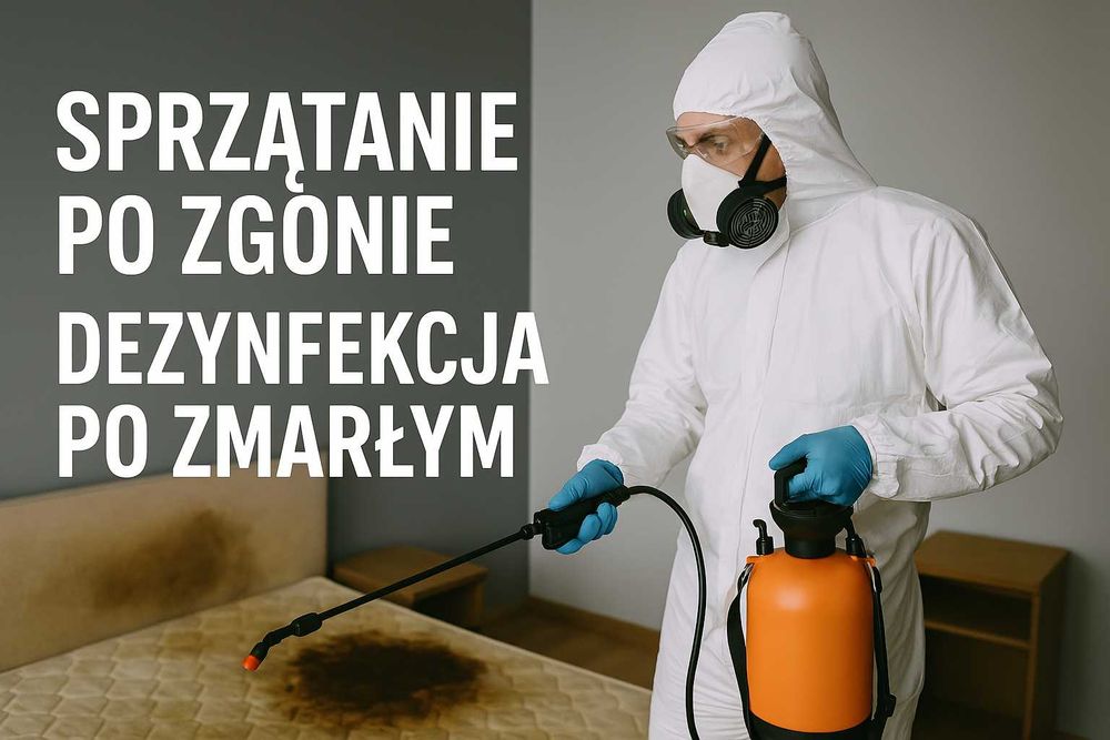 Sprzątanie po zgonie / Dezynfekcja po zgonach i zmarłym Warszawa