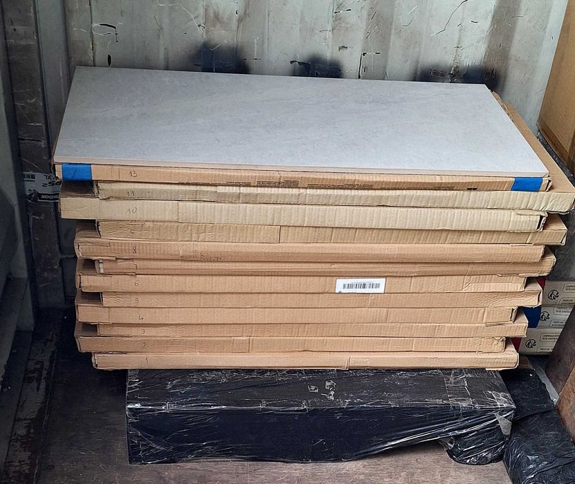 Płytki gres 45x90 cm polskie Opoczno styl biały marmur lappato gat I