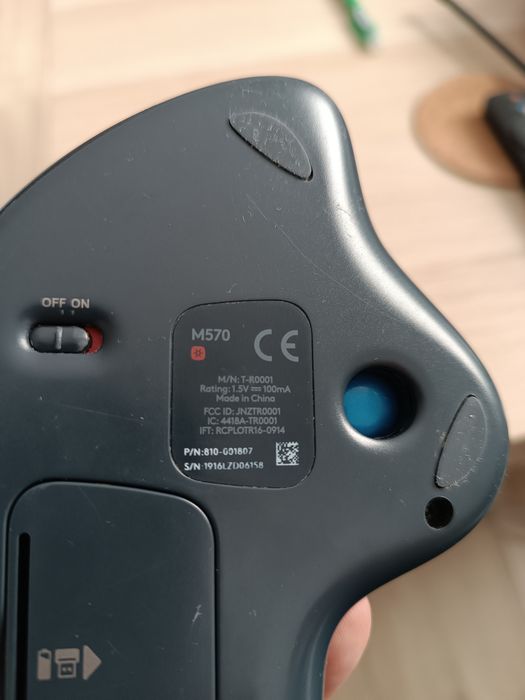 Myszka Trackball Logi M570