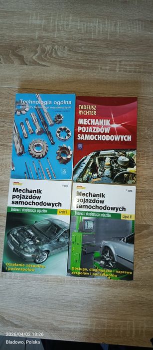 Książki mechanik pojazdów samochodowych