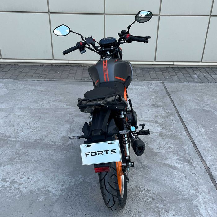 Мотоцикл SR-200X Forte (сіро-помаранчевий)