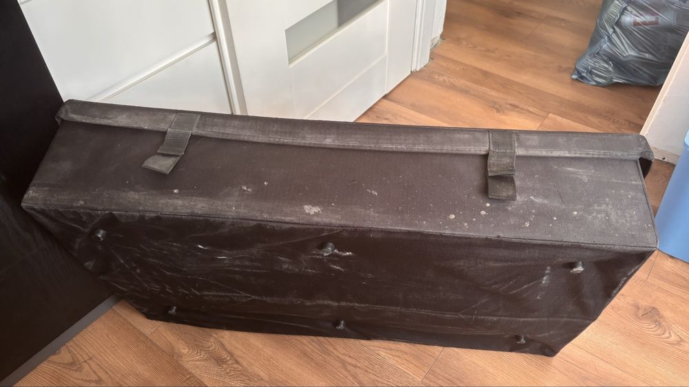 Ikea Lycksele Pojemnik  Czarny 95x55x19