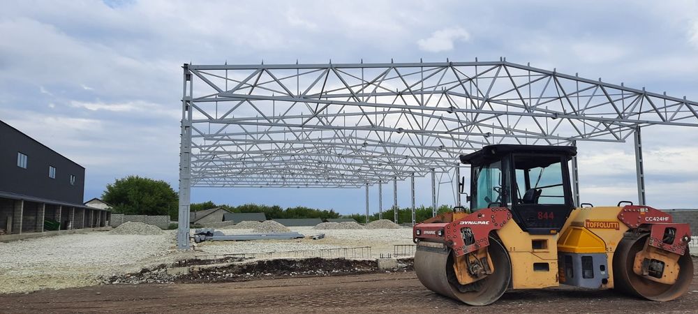 Продам металоконструкцію ангару 30х72х6 складу,  кран балка, СТО