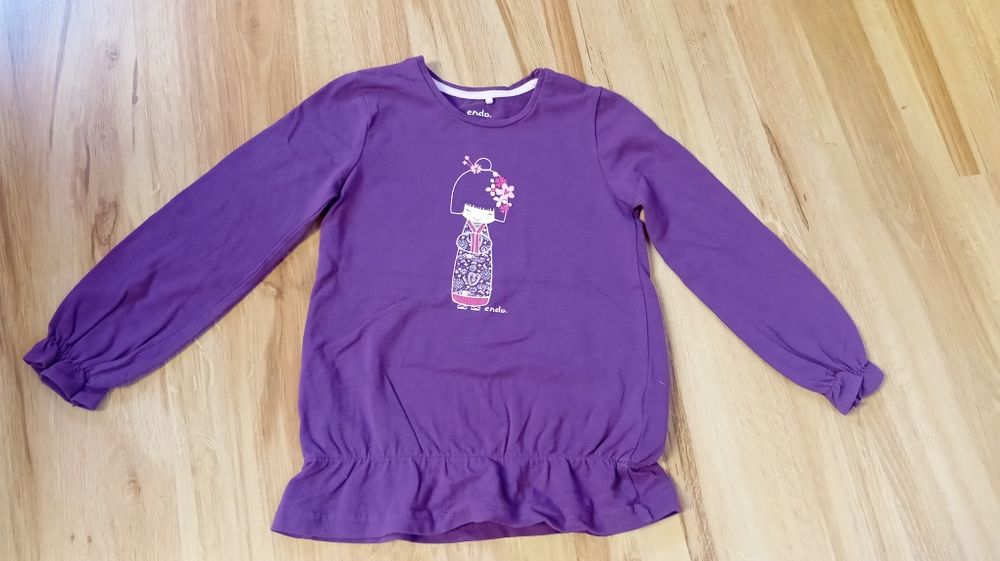 Koszulka z długim rękawem, longsleeve, Endo, rozmiar 110, Japonka