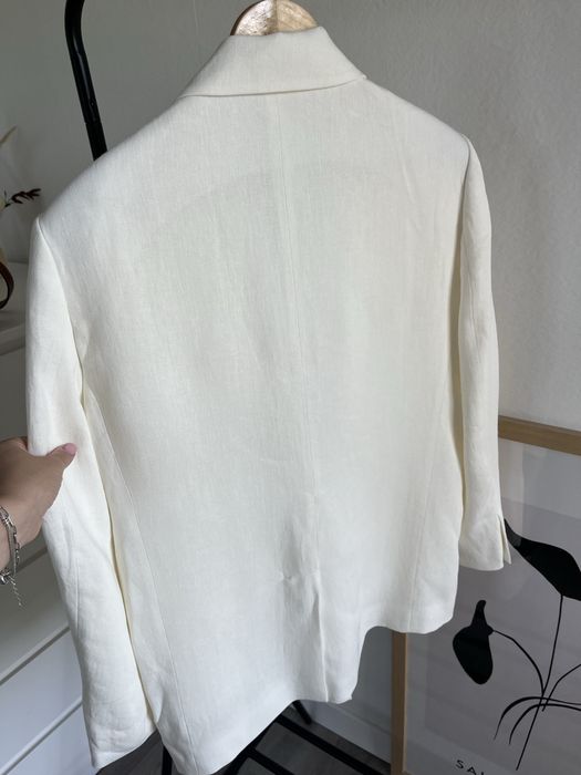 Лляний оверсайз піджак zara