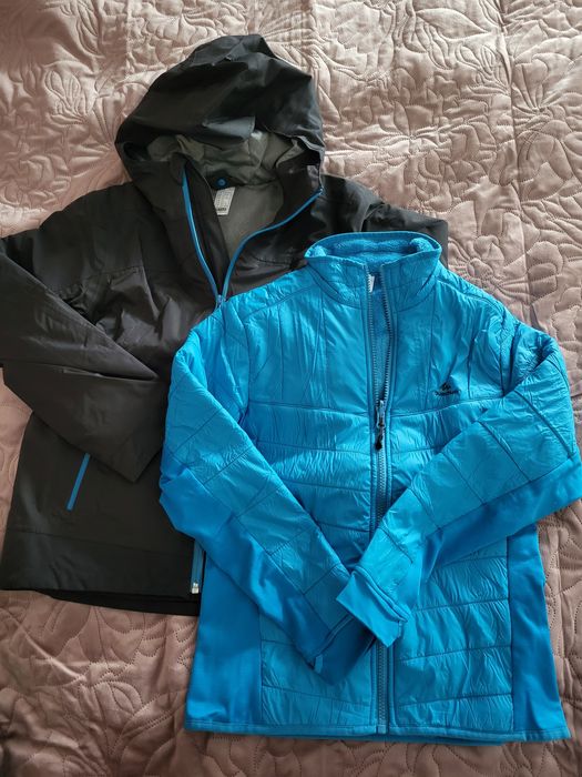 Decatlon quechua zestaw kurtka  polar 140 146