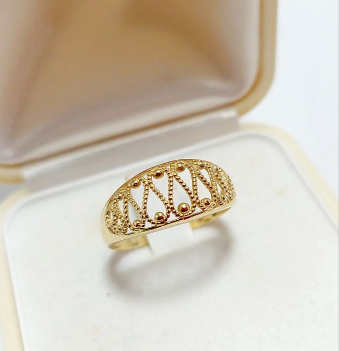 Pierścionek złoty 585 roz 13