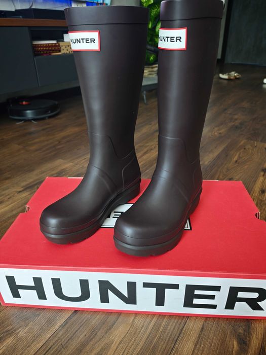 Kalosze czekoladowe Hunter 41