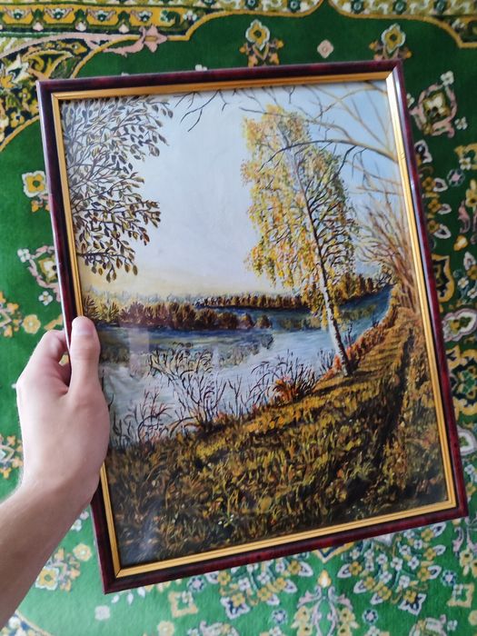 Картина маслом пейзаж природи