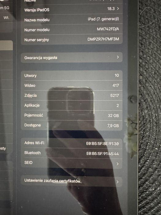 iPad 7 32gb space gray