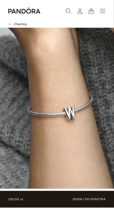 Nowy charms Pandora
