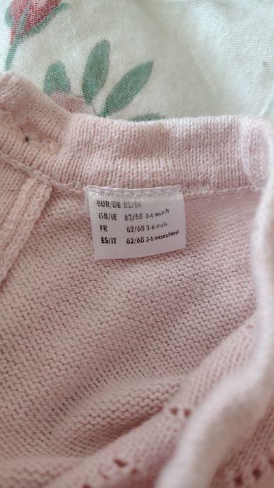 Sukienka sweterkowa 62/68