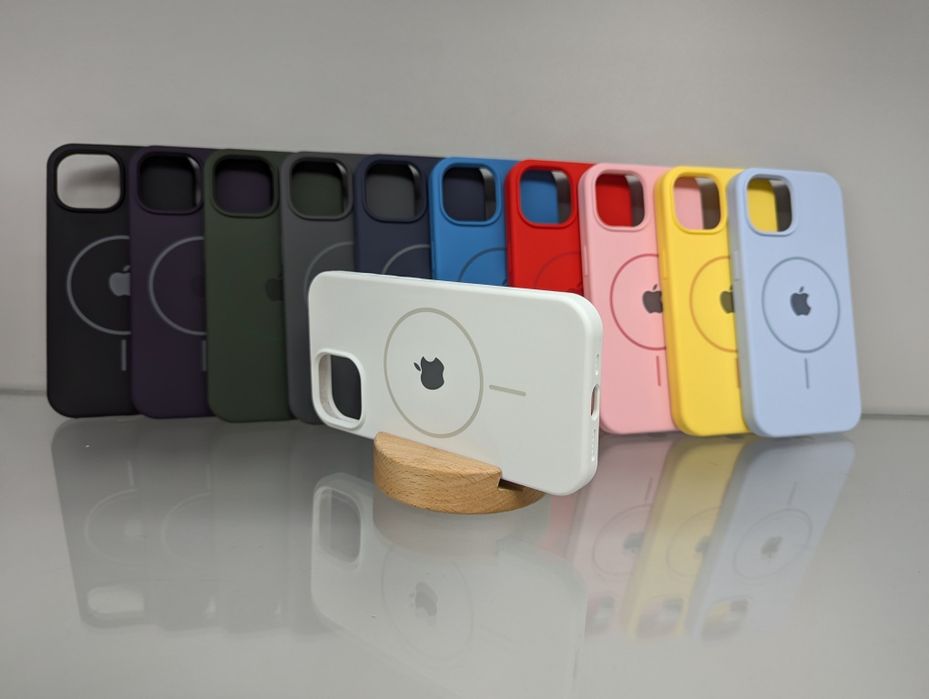 Iphone всі моделі 15 Pro Max MagSafe Противоударный чехол Софт Тач