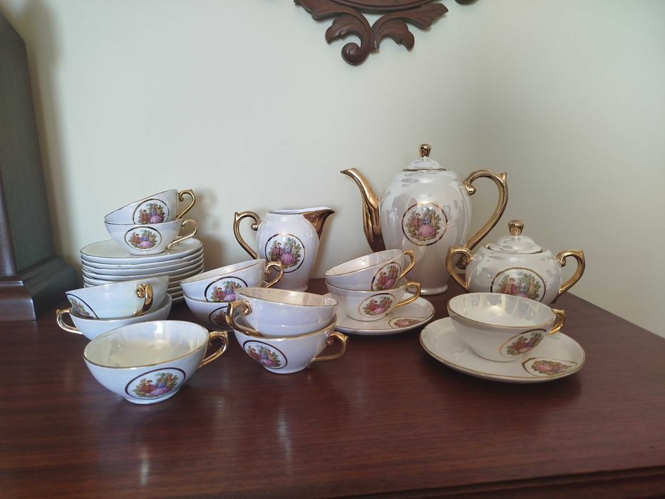 Serviço de chá Louçarte vintage
