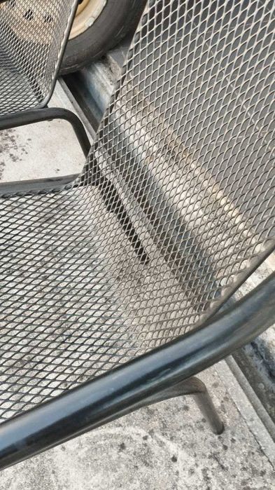 6 Cadeiras de Jardim em Ferro Galvanizado com Almofadas