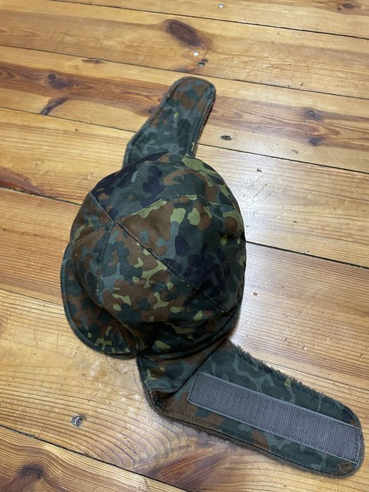 Uszanka w kamuflażu Flecktarn