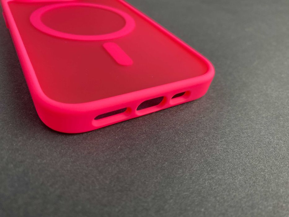 Etui MagSafe do Apple iPhone 15 Pro (różowy) + szkło hartowane 9H 9D