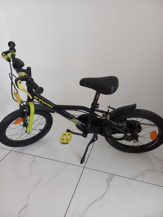 Rower rowerek dziecięcy 16 btwin dark hero 500 decathlon