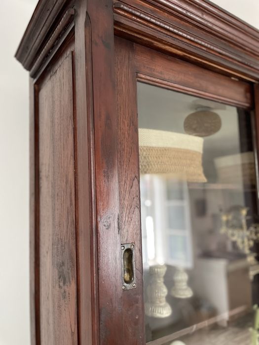 STARY kredens z duszą RUSTYKALNY WĄSKI vintage antyczny RETRO