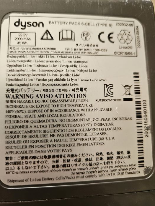 Aspirador sem fios  Dyson