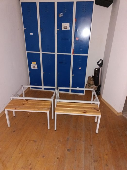 Szafki do szatni warsztatu