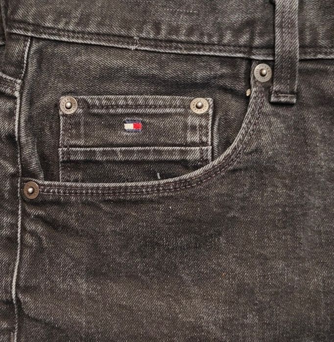 Wr) TOMMY HILFIGER Denton Strech oryginalne spodnie jeansowe Roz.33/30