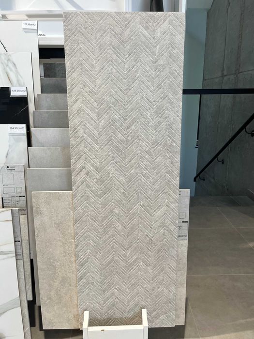 Płytka AB NICKON BONE HAN MAT 40X120 GATUNEK 1 dekor- jodełka