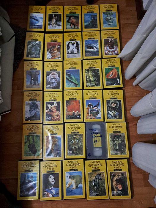 Coleção completa de cassettes National Geographic "Série de Ouro"