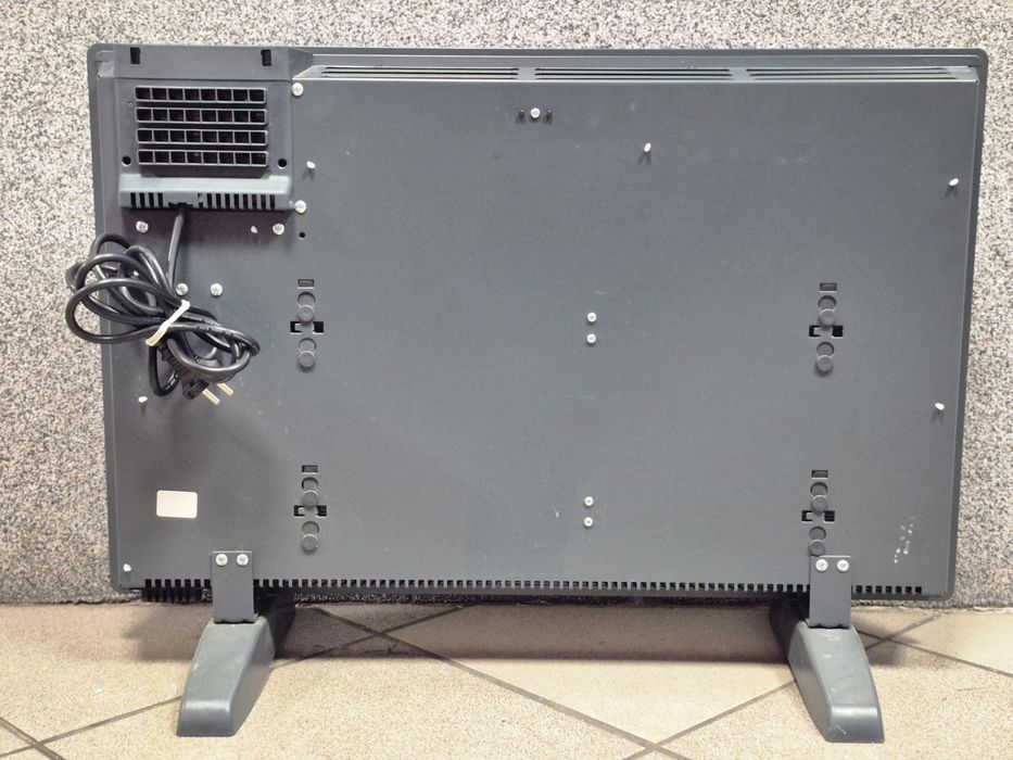 Grzejnik konwektorowy z regulacją szary 1500W