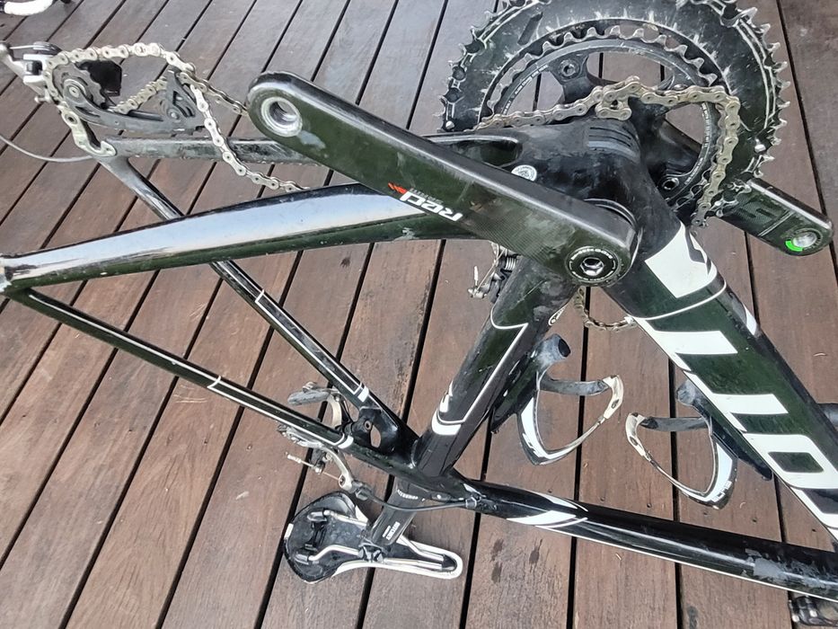 Scott carbono estrada – quadro + componentes (para projeto/peças)