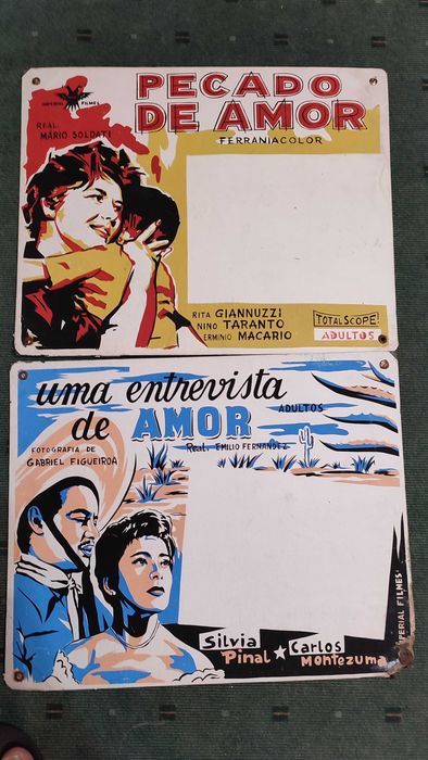 2 Cartazes de Cinema antigos