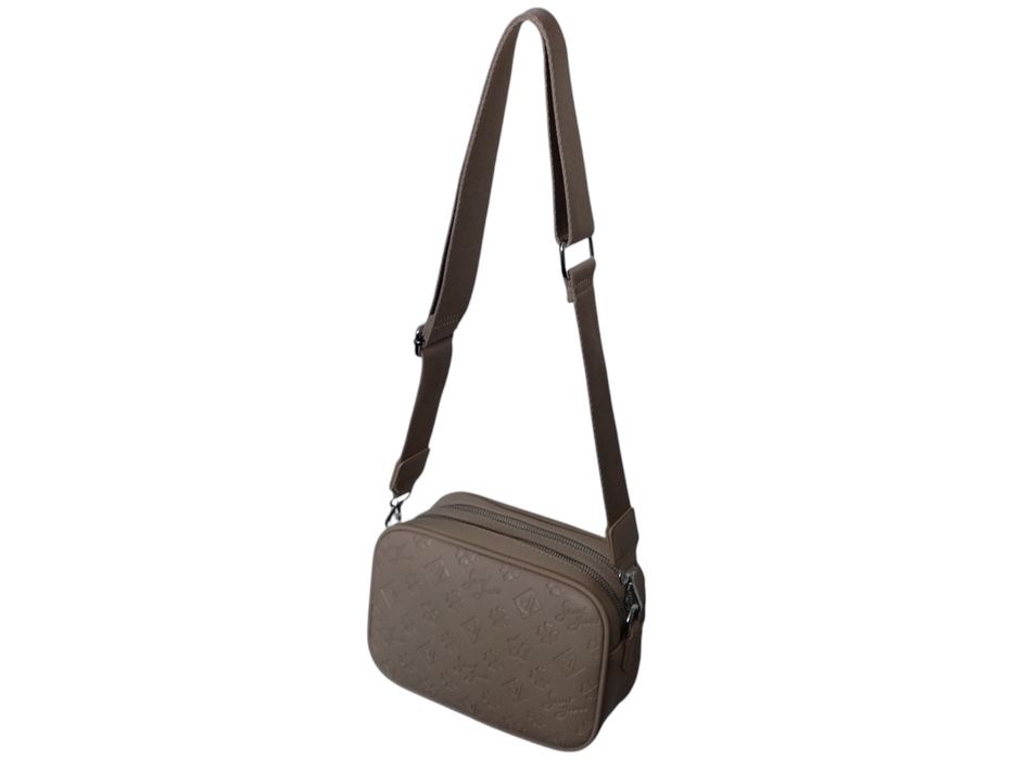 Torebka Damska Listonoszka W Miejskim Stylu Brązowa