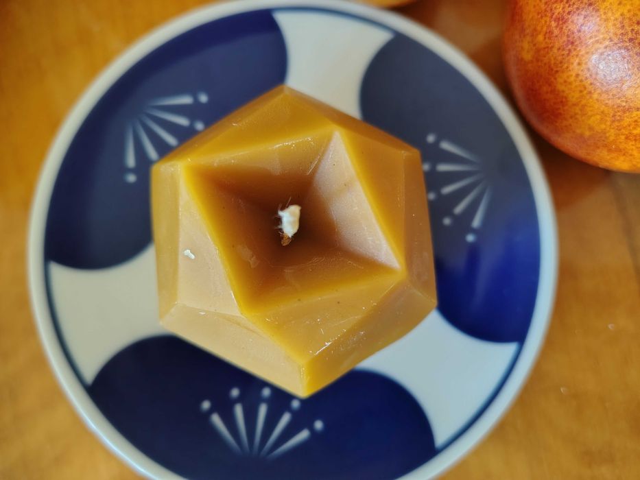 Świece z wosku pszczelego